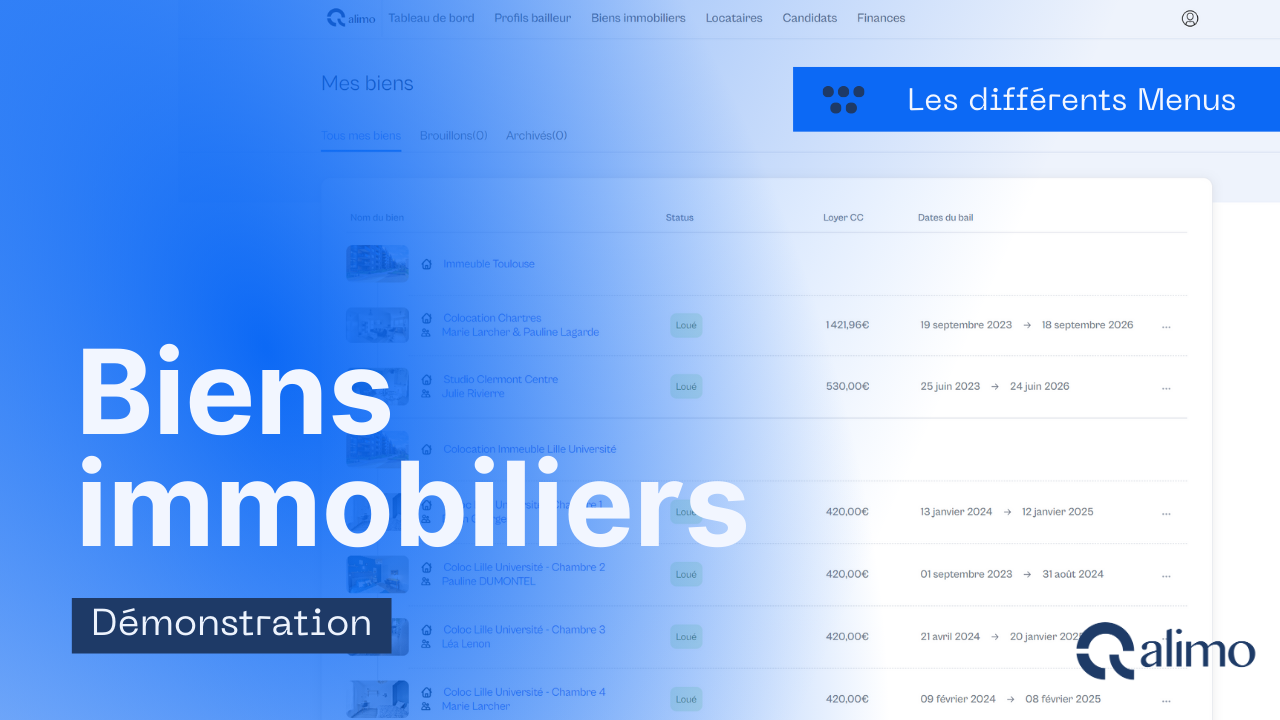 Biens immobiliers