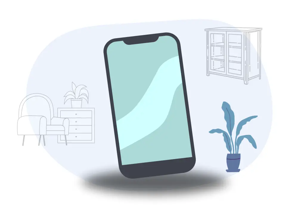 Logiciel application état des lieux sur smartphone téléphone