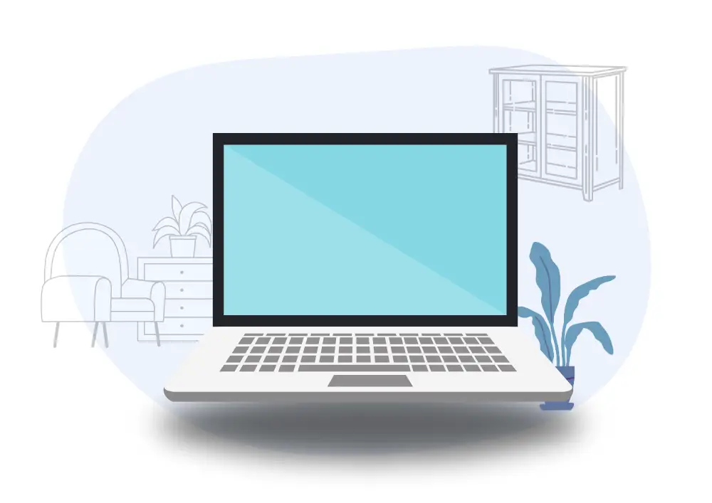 Logiciel application état des lieux en ligne sur ordinateur