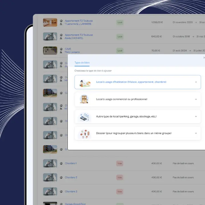 Logiciel contrat de location meublé et nu