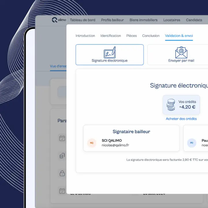 Etat des lieux avec signature électronique​