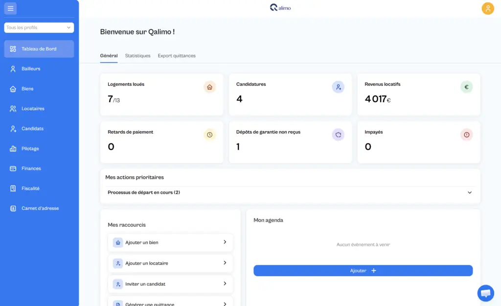 Qalimo meilleure interface