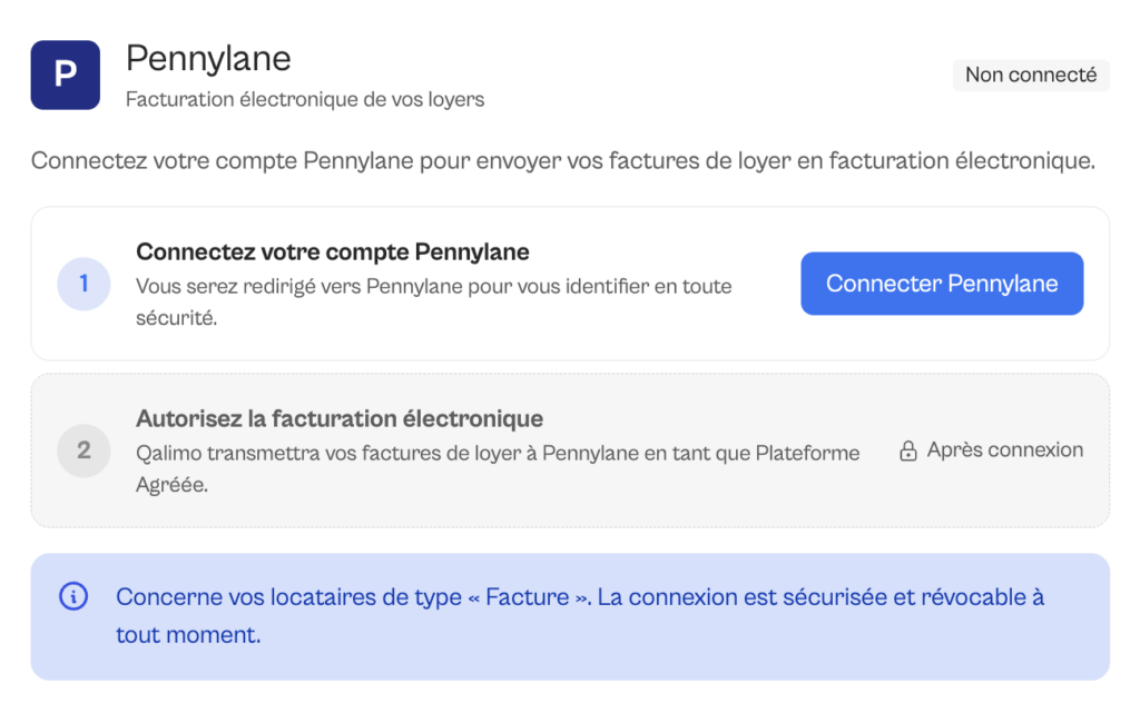 Facturation électronique Qalimo Pennylane