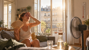 Bouilloire thermique logement trop chaud et suspension loyer